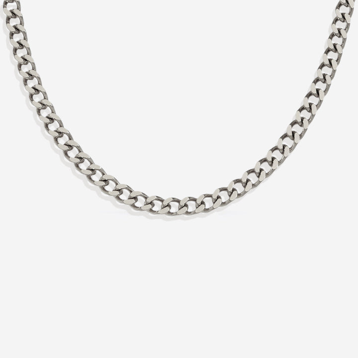 Collana con catena cubana da 6mm