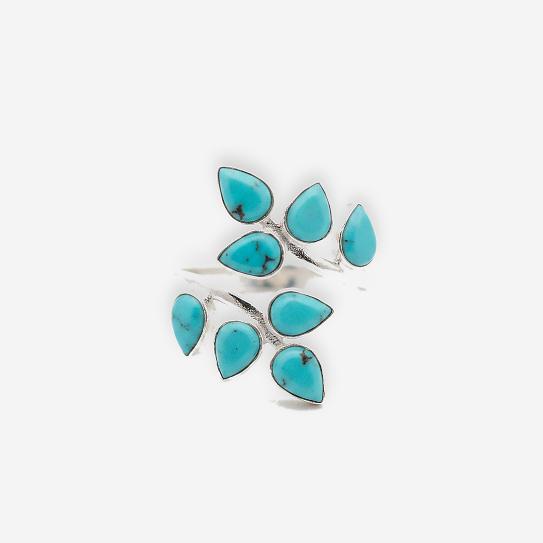 Anillo Liviana turquesa