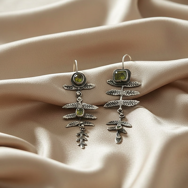 Boucles d’oreilles en argent opalines