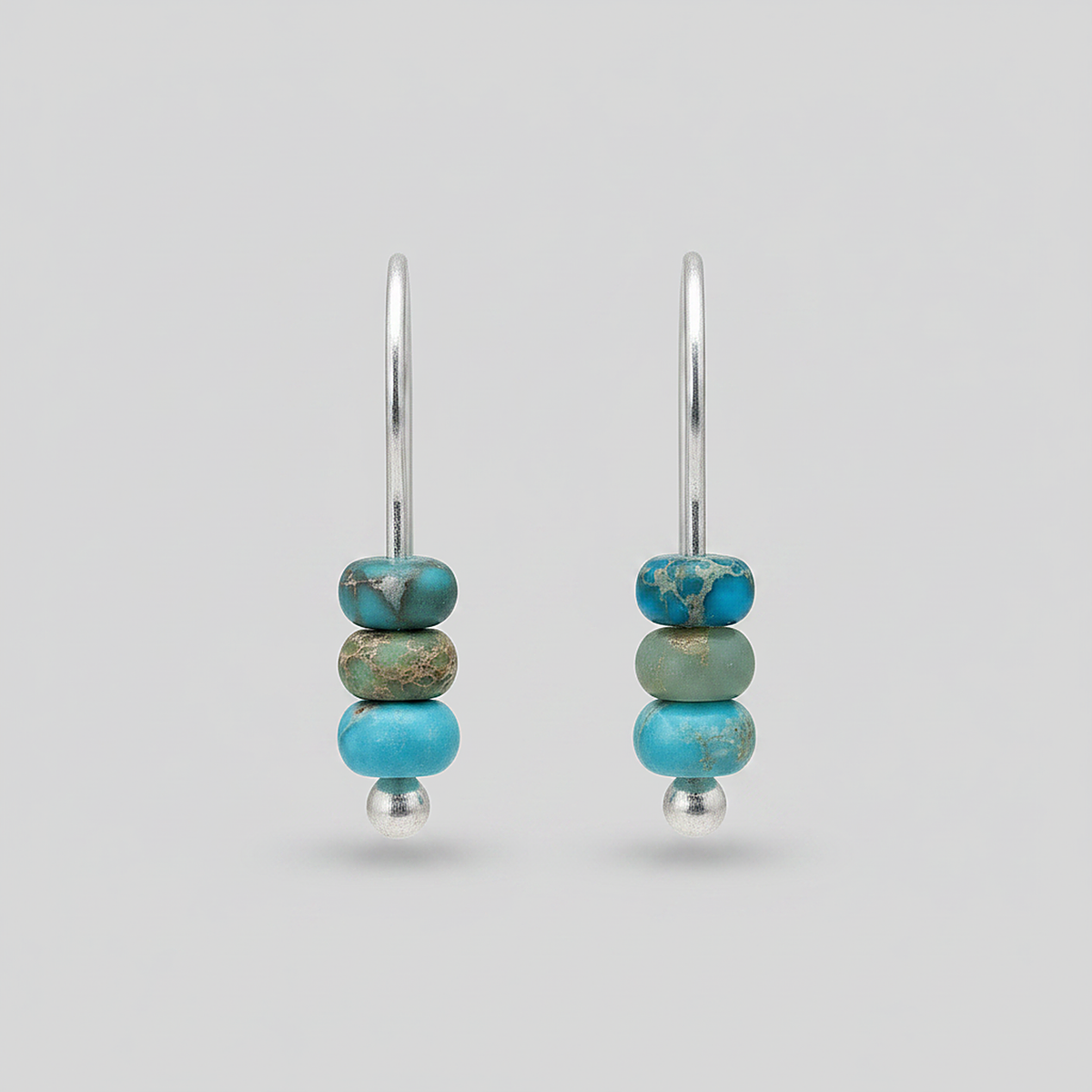 Boucles d’oreilles Yara turquoise