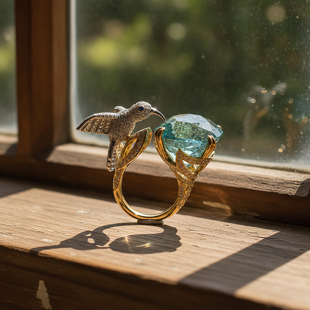 Elowen Aquamarine Ring