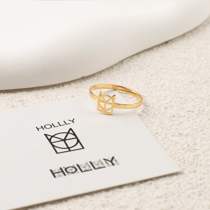 Bague à monogramme avec prénom