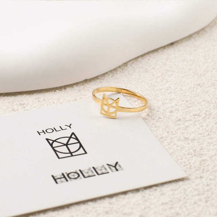 Bague à monogramme avec prénom