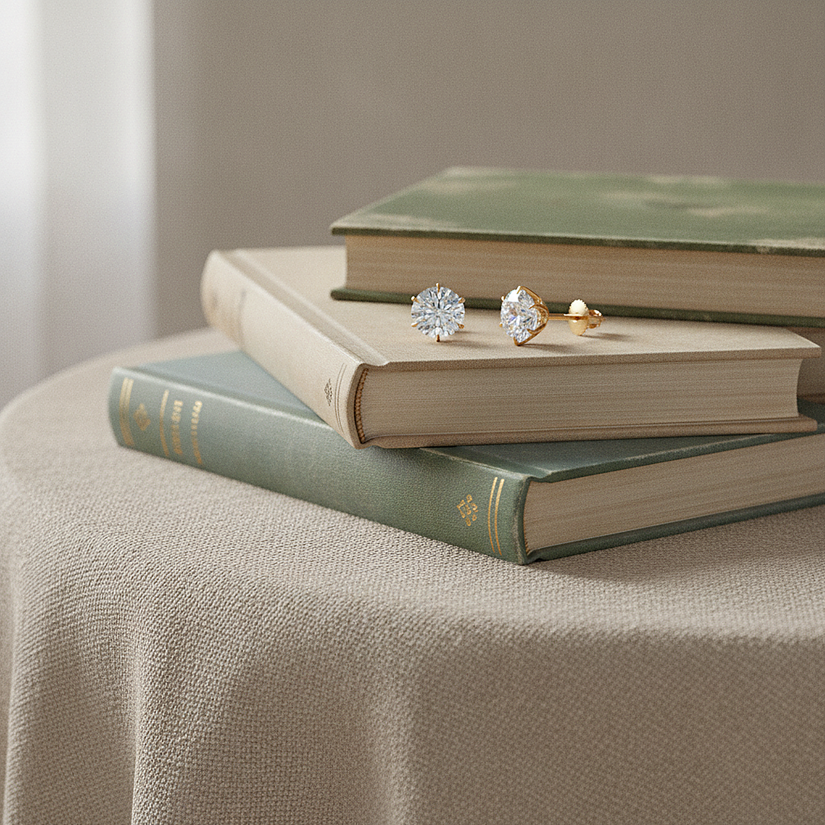 Boucles d’oreilles dorées Mirabelle