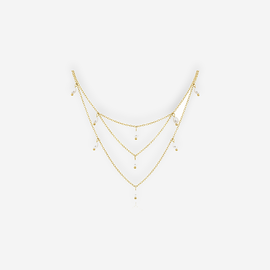 Kayla Pearl Drop Necklace