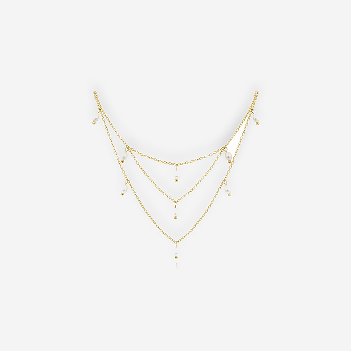 Kayla Pearl Drop Necklace