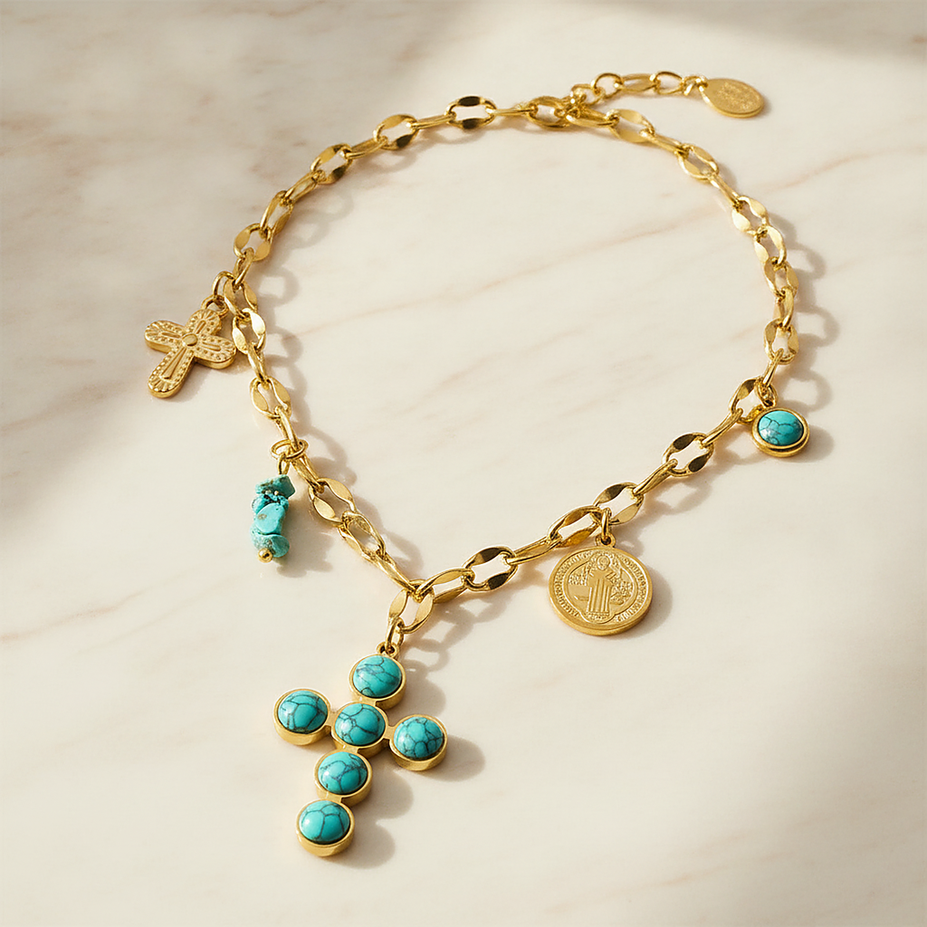 Dvora Turquoise Necklace