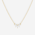 Omelia Crystal Leaf Necklace