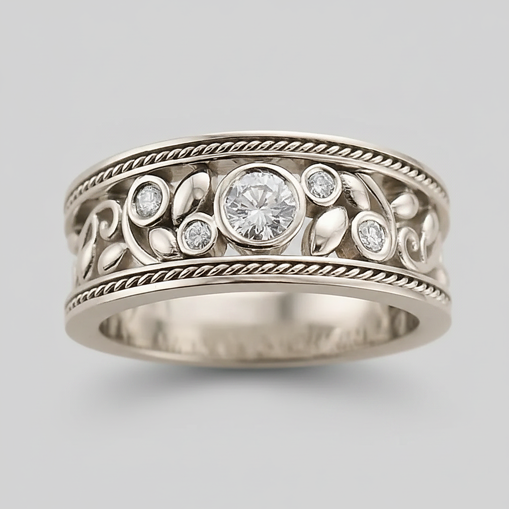 Anillo Ilaria de zirconia