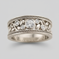 Anillo Ilaria de zirconia