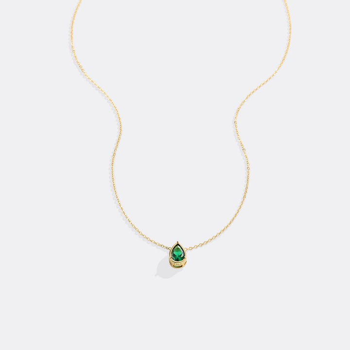 Diamond Teardrop Necklace