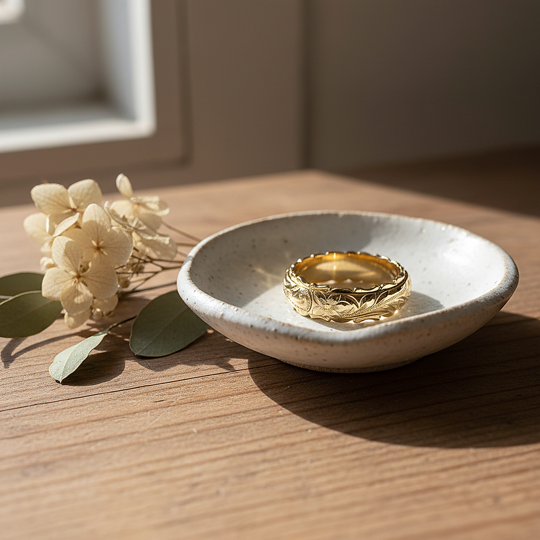 Anello Perle Gold