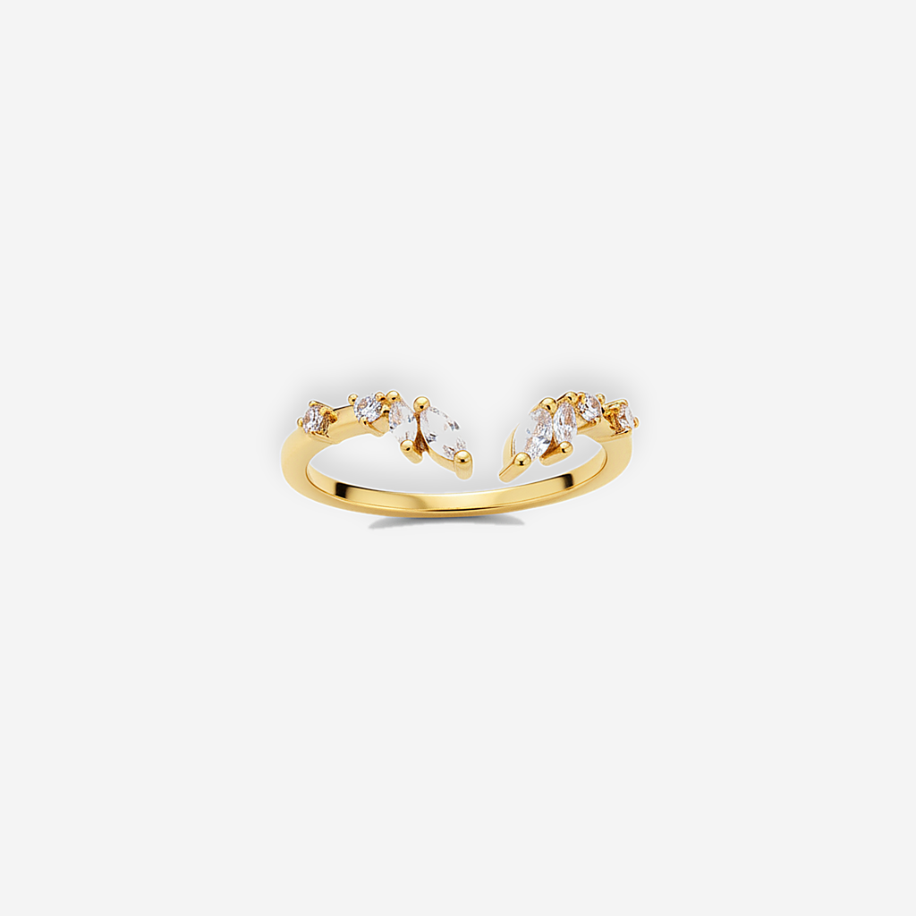Liviana Crystal Vine Ring