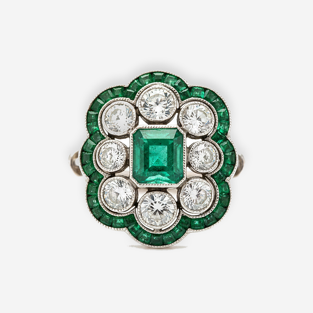 Bague Aurore en émeraude