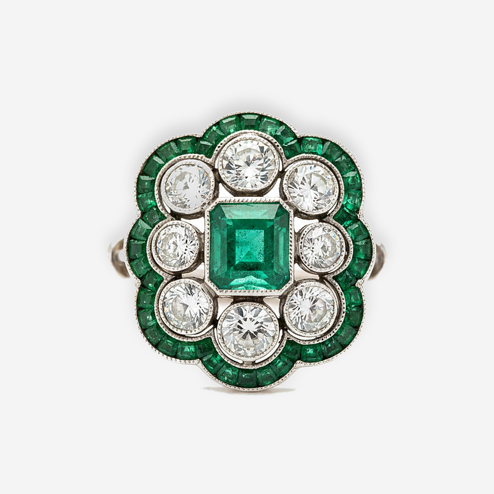 Bague Aurore en émeraude