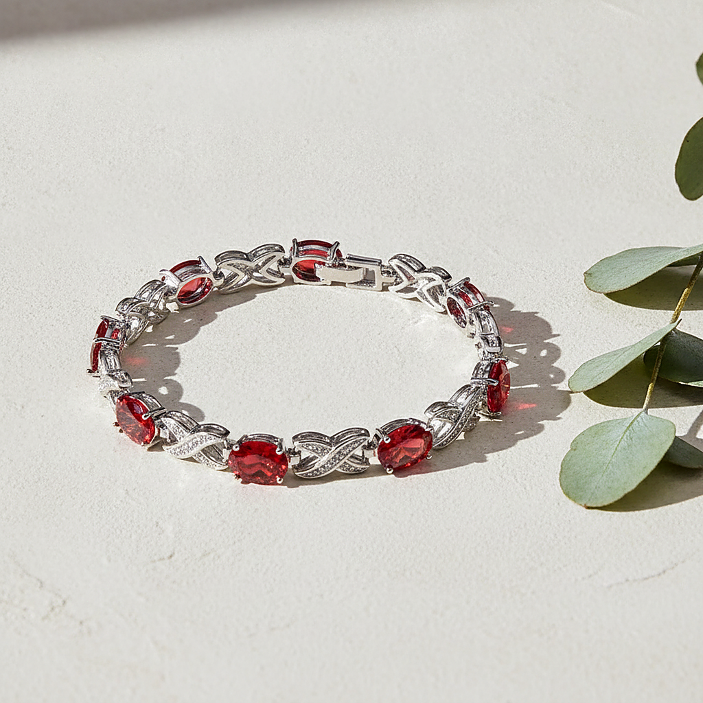 Pulseira Marlow em rubi