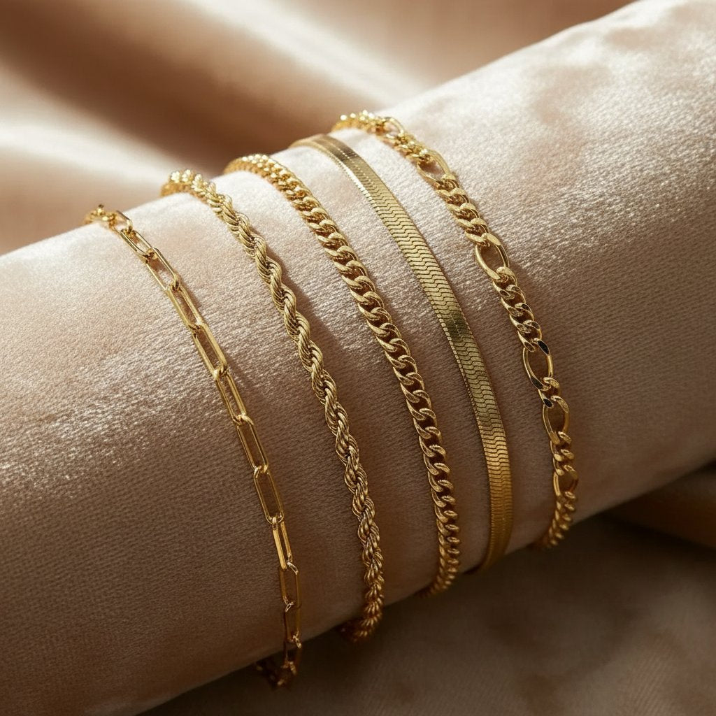 Bracelet doré Ximena