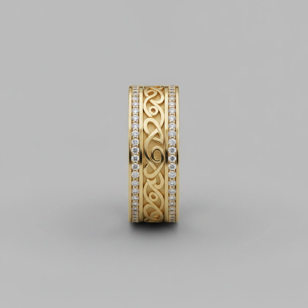 Anillo Liviana dorado