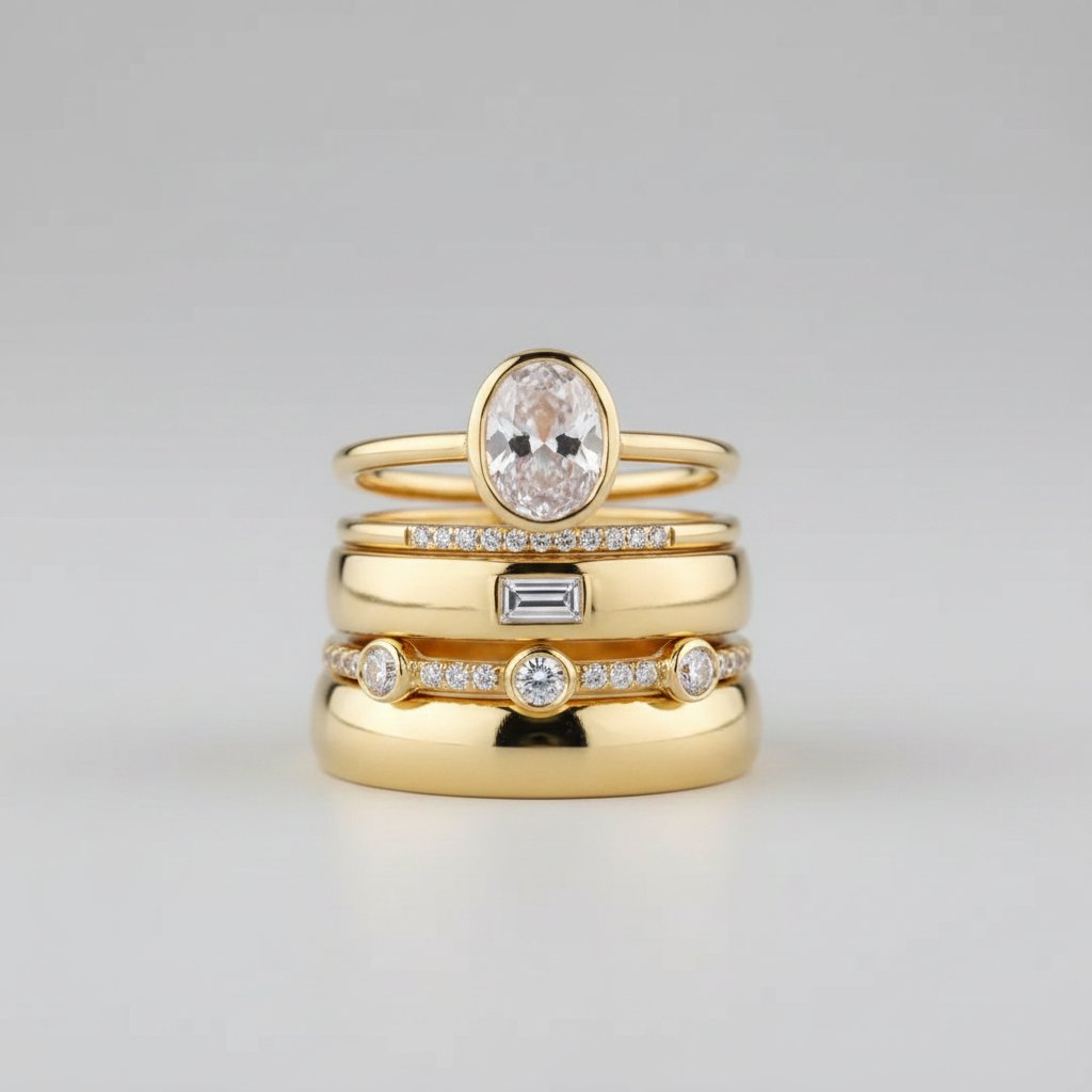 Conjunto de joyería Bela con circonitas