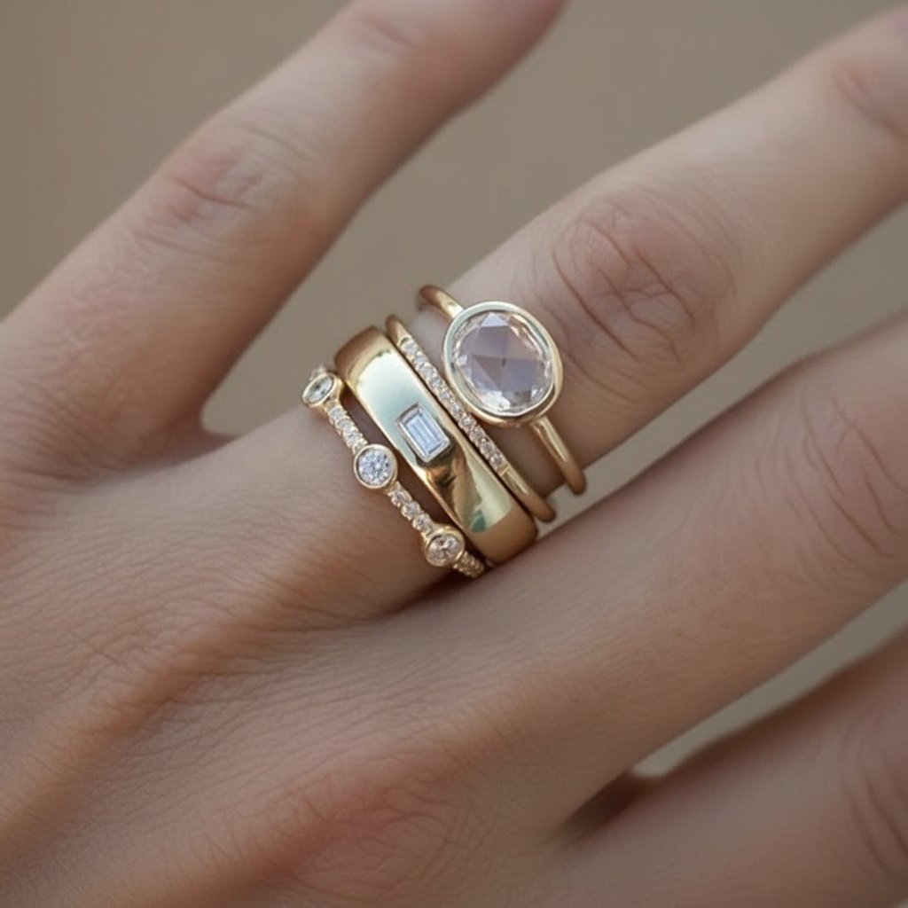 Conjunto de joyería Bela con circonitas