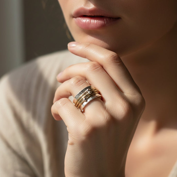 Anillo Faye dorado