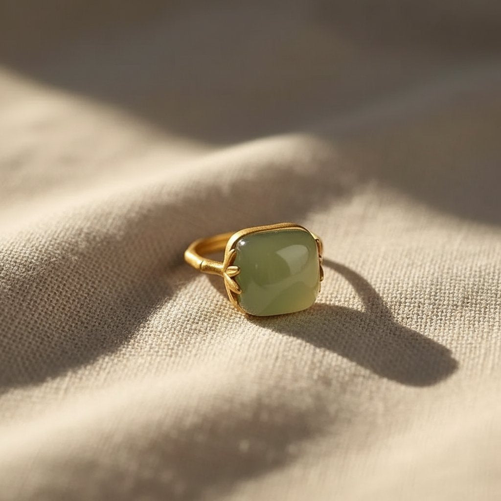 Bague Halcyon en jade