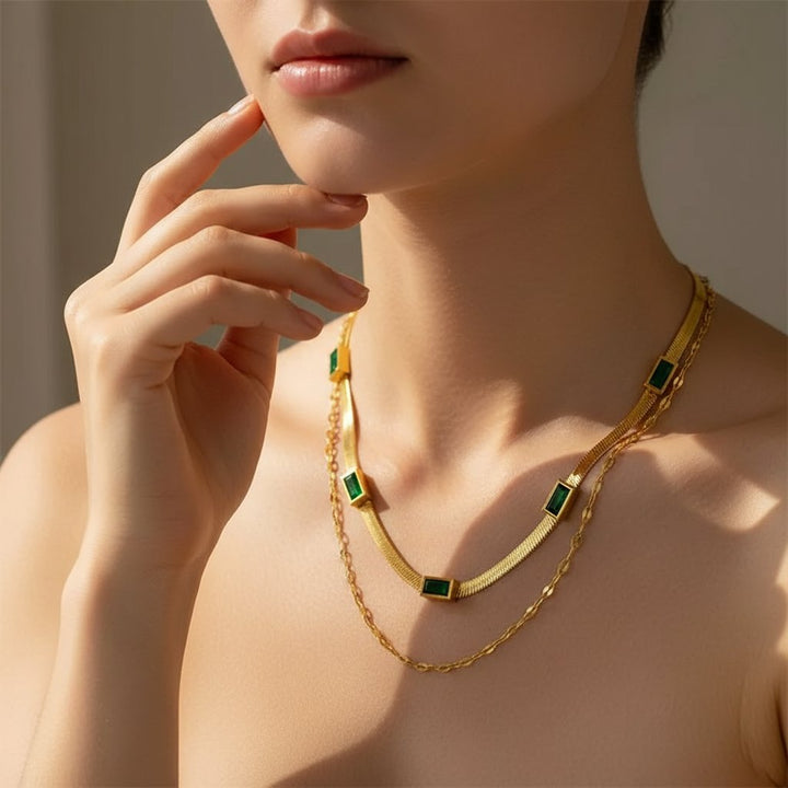 Collier Rosaline doré
