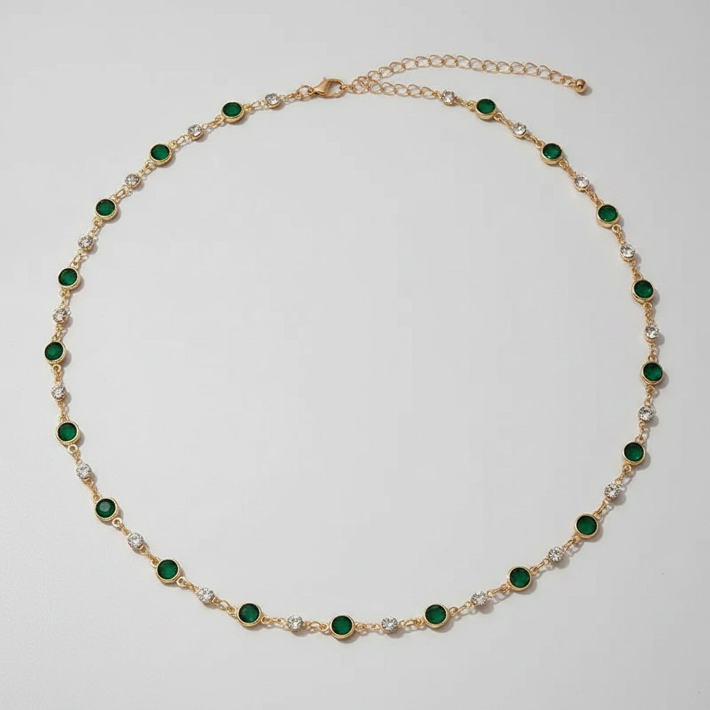 Wisteria Emerald Necklace