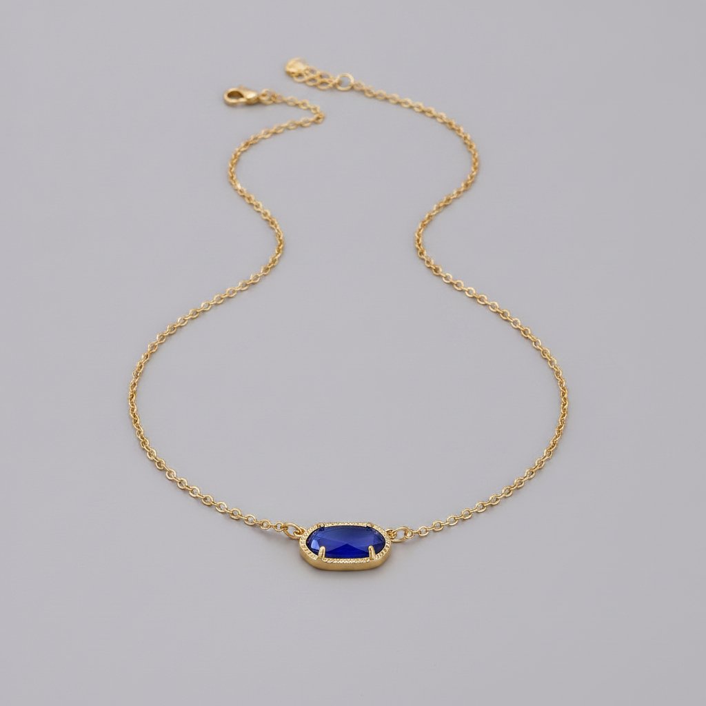 Aurelie Sapphire Necklace