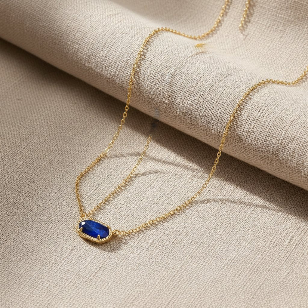 Aurelie Sapphire Necklace