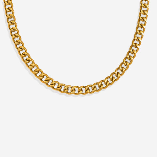Collana a catena cubana da 8 mm