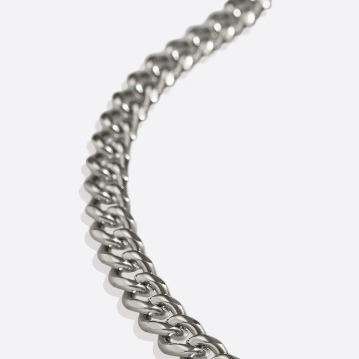 Pulsera de cadena cubana de 8 mm