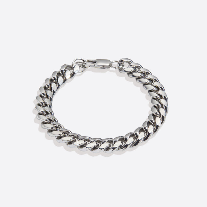 Pulsera de cadena cubana de 8 mm