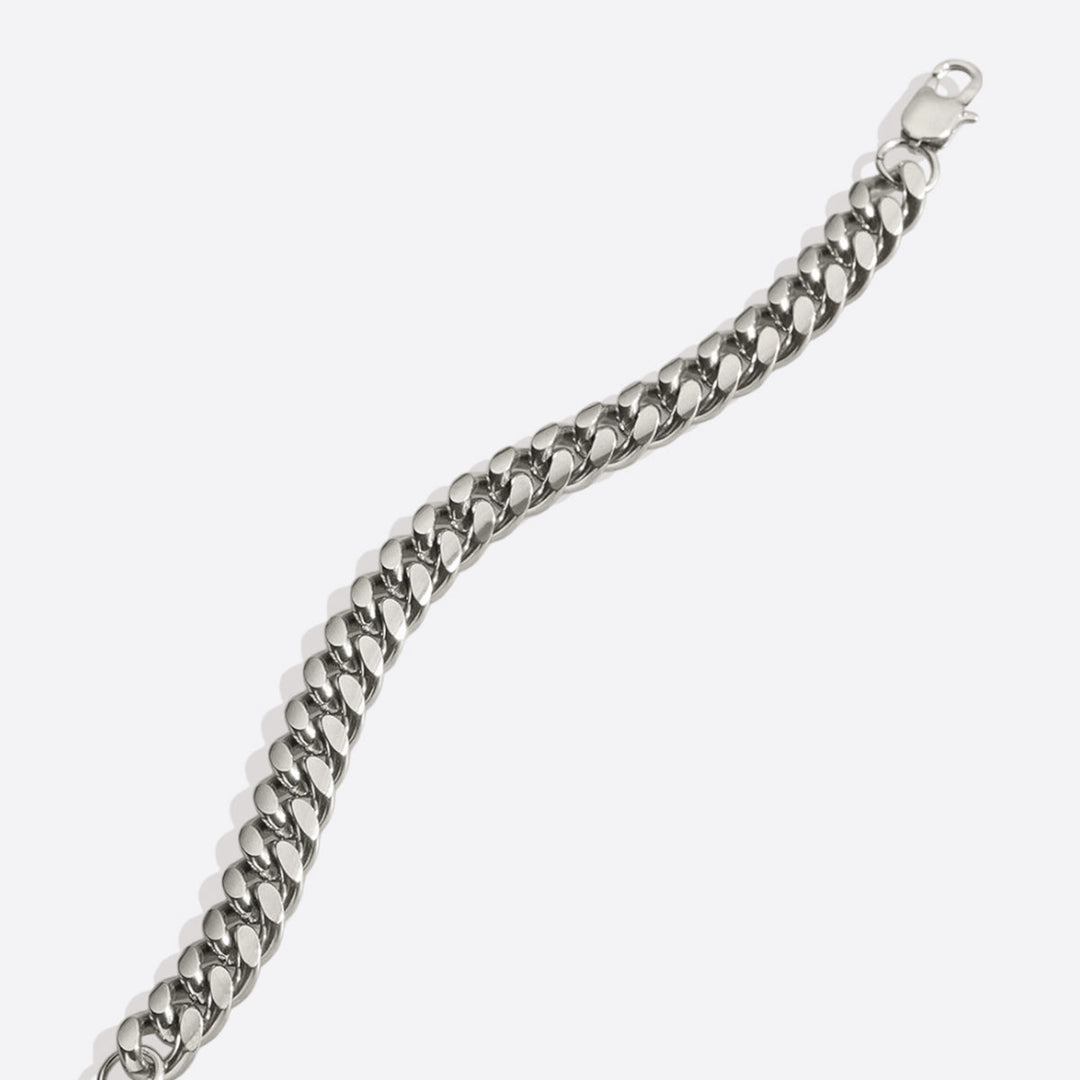 Pulsera de cadena cubana de 8 mm