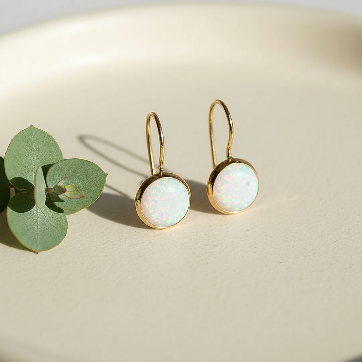 Boucles d’oreilles Ondina en opale