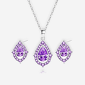 Kira Amethyst Earrings