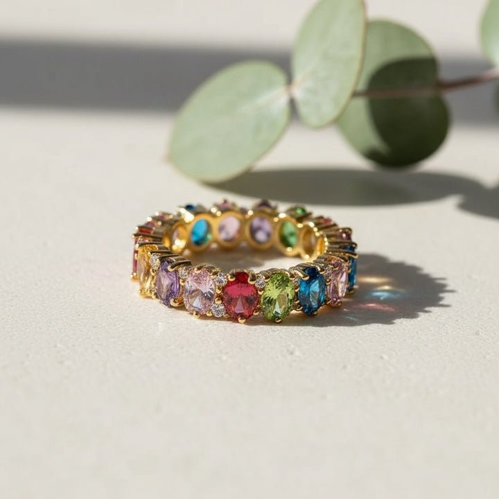 Anillo Blythe de zirconia cúbica