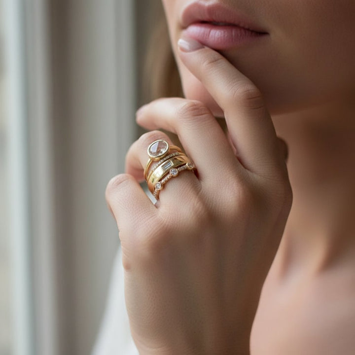Bague Nerine en zircone