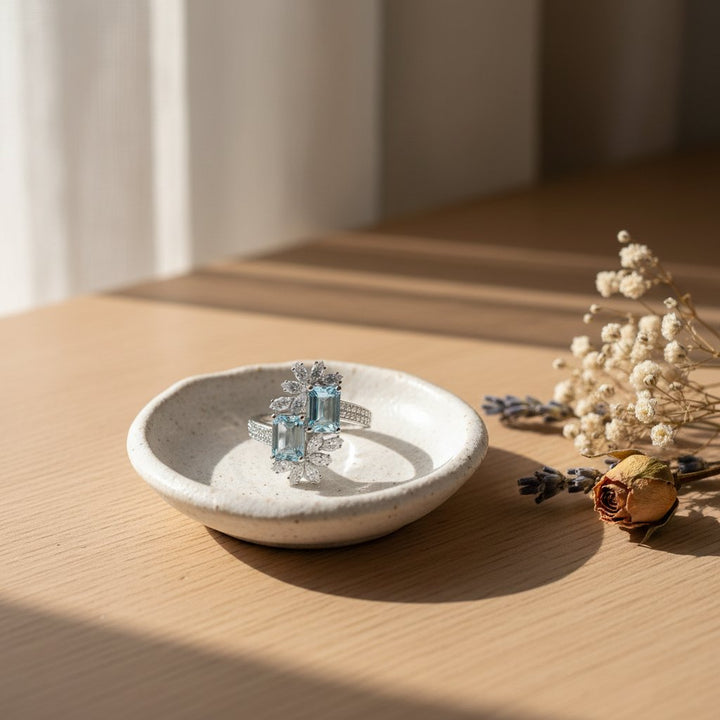 Rosalie-kristallen ring