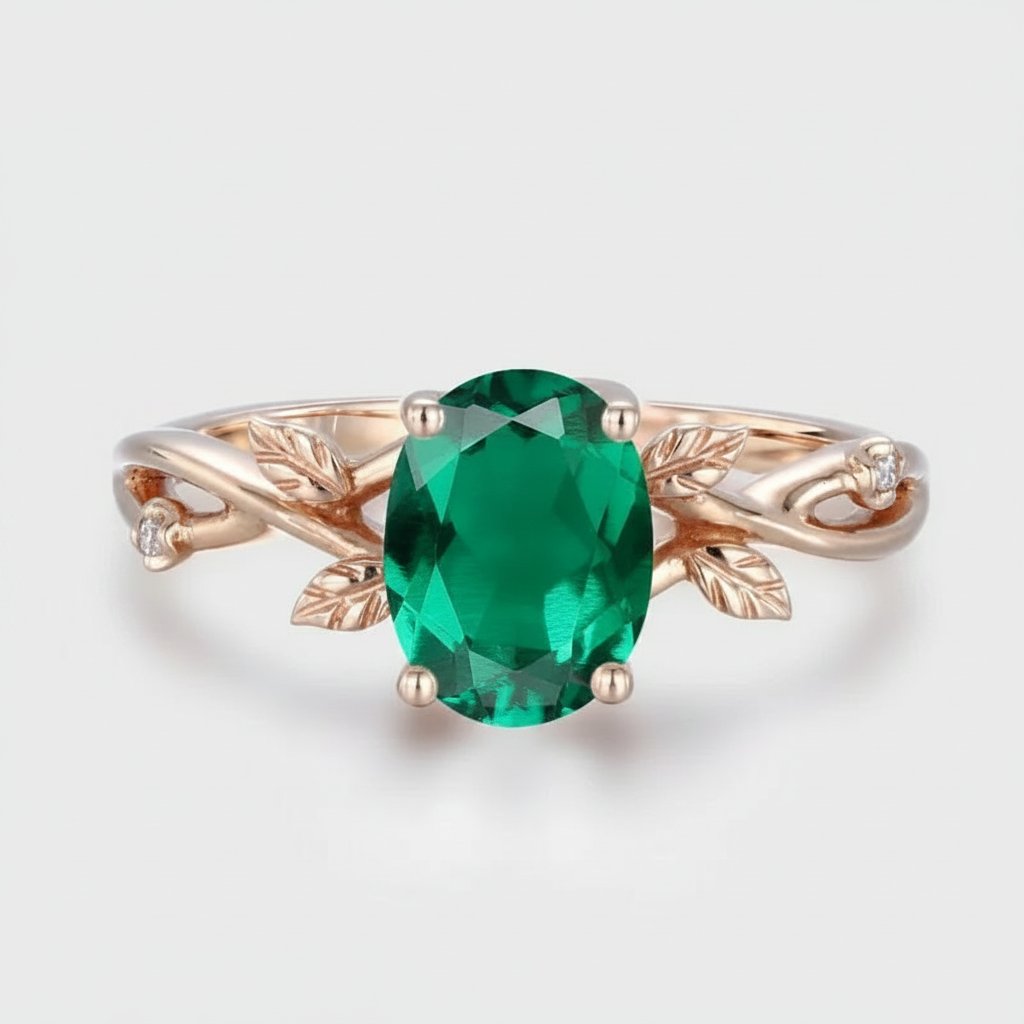 Ondina Emerald Ring