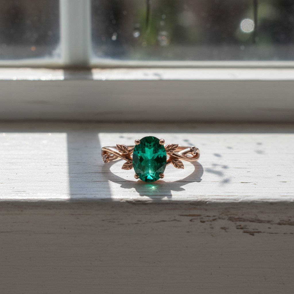 Ondina Emerald Ring