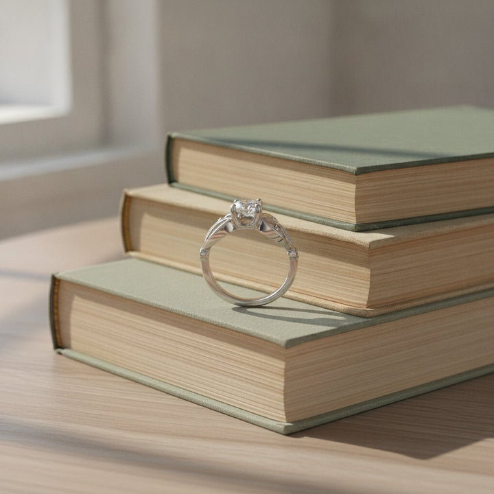 Anello Ambre in zirconia