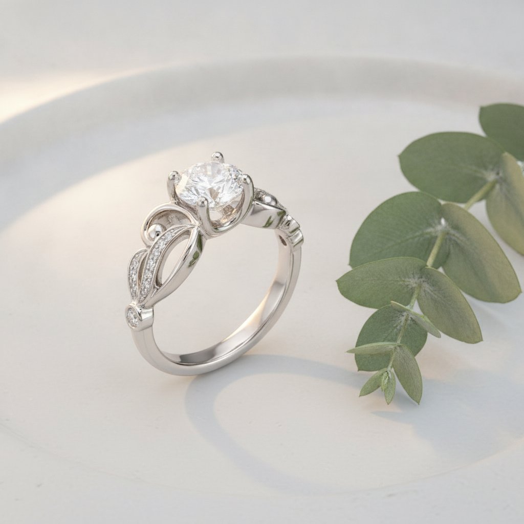 Bague Ambre en zircone