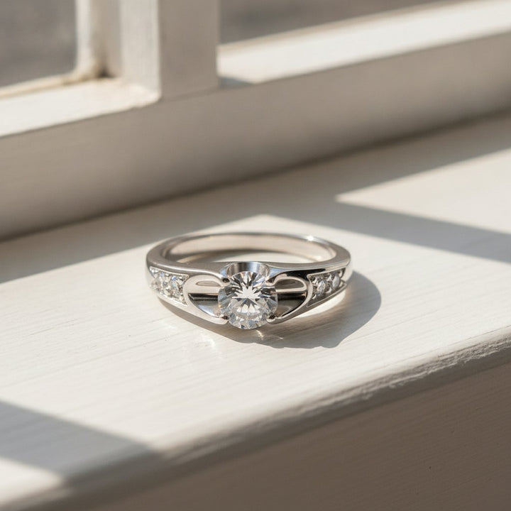 Celestine Zirconia Ring
