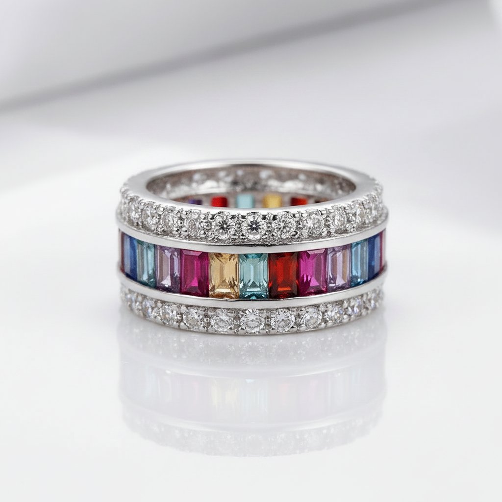 Mireille zilveren ring
