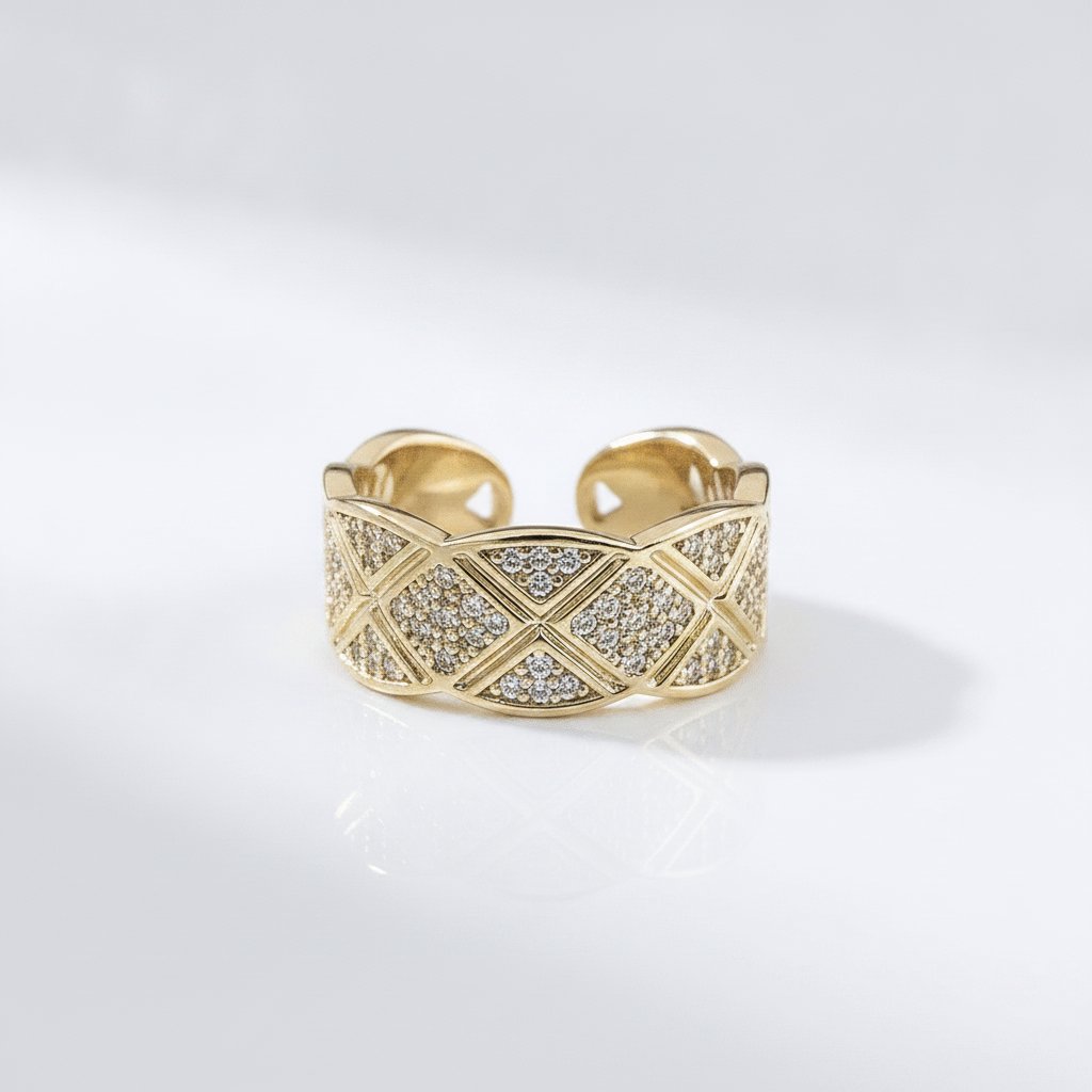 Bracelet rigide Nadia en zircone