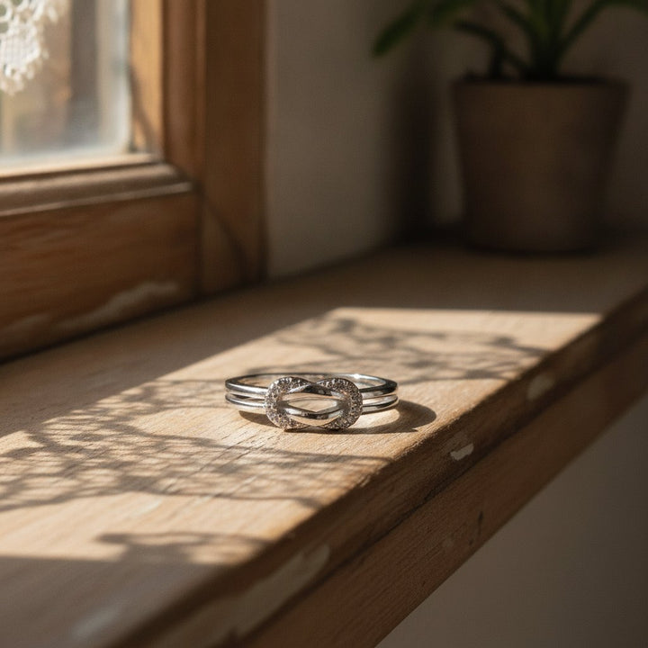 Doria-ring i zirkonia