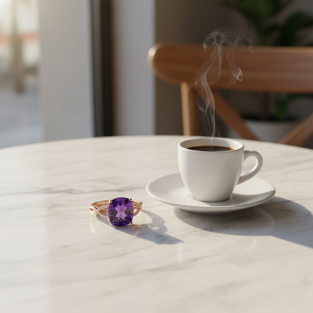 Valentine Amethyst Ring