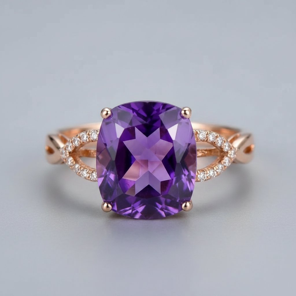 Valentine Amethyst Ring