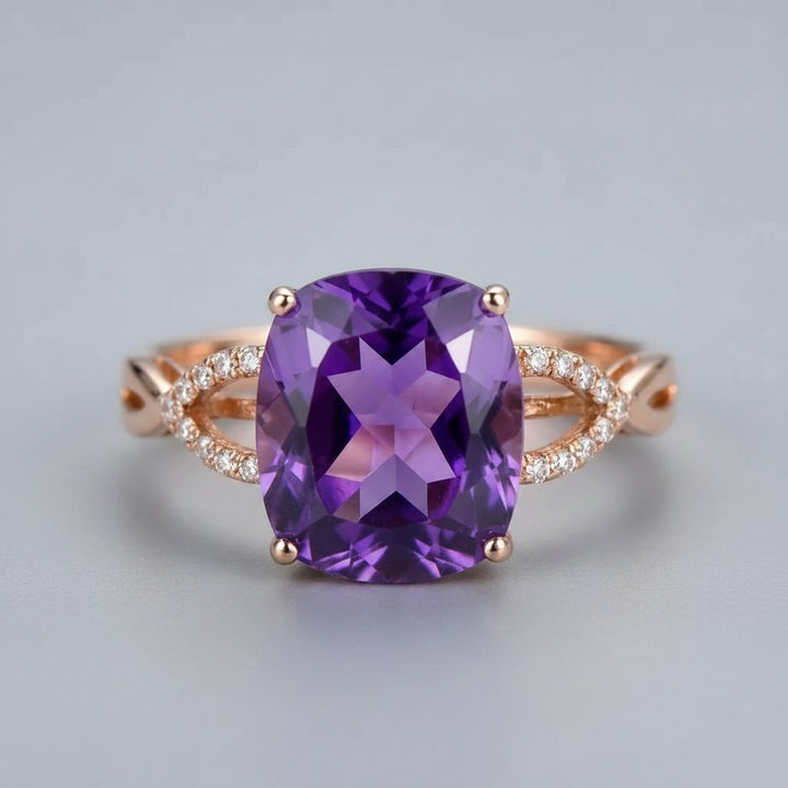 Valentine Amethyst Ring